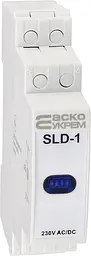 Сигнальний індикатор модульний SLD‑1 АСКО‑УКРЕМ (A0140030034) синій - мініатюра 3
