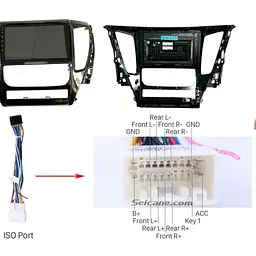 Штатна автомагнітола XPRO Mitsubishi Pajero 2016-2018 (9") +CAN Android 10.1 (4/32) чорна (MER-14121_5463) - мініатюра 10