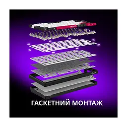 Клавіатура Lorgar KBP7075W Pro RGB Wireless/Bluetooth/USB UA Black/Yellow (LRG-KBP7075W-YL-US) - мініатюра 7