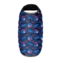 Курточка-накидка для собак Waudog Clothes, Бетмен блакитно-червоний, XXS