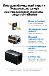 Мережевий з'єднувач UGREEN NW326 RJ45 10 Гбіт/с PoE++ чорний (55359) - мініатюра 8
