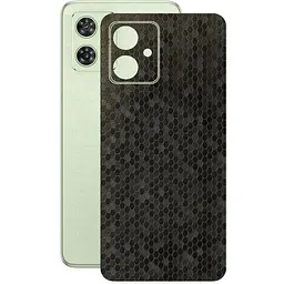 Защитная пленка StatusSKIN для Motorola Moto G54 5G Корпус Винил Соты черные