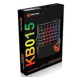 Клавіатура Meetion KB015 USB Black/Orange (MT-KB015-A) - мініатюра 3