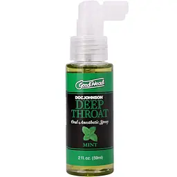 Спрей для мінету Doc Johnson GoodHead DeepThroat Spray - Mystical Mint 59 мл для глибокого мінету - мініатюра 1