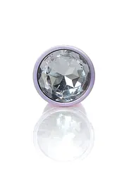 Анальна пробка - Jewellery Pearl Pink Plug Clear S - мініатюра 4