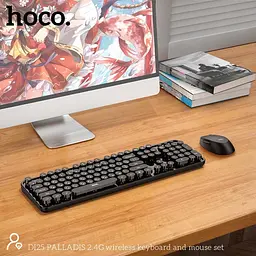 Набір Миша та клавіатура HOCO DI25 PALLADIS 2.4G wireless keyboard and mouse set (Ukr/Ru/En) - мініатюра 8