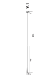 Підвісний світильник Redo ITO SU LED 800 7W 3000K WH (5.1.2) 01-1759 - мініатюра 2