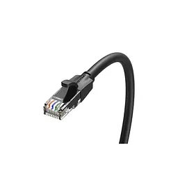 Патч-корд 30м, UTP cat 6 RJ-45 black Vention (IBEBT) - мініатюра 3