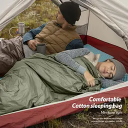Спальник Naturehike LW180 Mini (NH21MSD04) +15°C - правий - 205см - темно-зелений - мініатюра 5