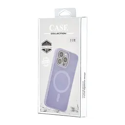 Чохол Silicone Matte Case Protected Camera with MagSafe iPhone 15 Pro Lilac - мініатюра 2
