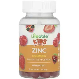 Дієтична добавка Lifeable Kids Zinc 60 жувальних цукерок