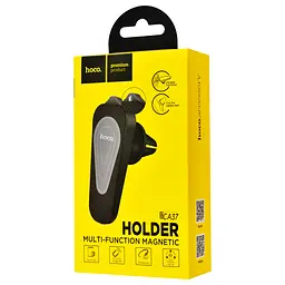 Тримач в машину Hoco CA37 Magnetic Multi-Function чорний (20845) - мініатюра 2
