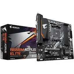 Материнська плата GIGABYTE (B550M AORUS ELITE) - мініатюра 2