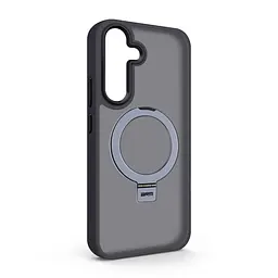 Чехол для Samsung Galaxy S25 Plus 5G, Unit Stand, черный, MagSafe, противоударный защитный чехол-панель с подставкой, поддержкой магнитных держателей и беспроводной зарядки, защита всего корпуса, силикон + поликарбонат, ArmorStandart (ARM82860)