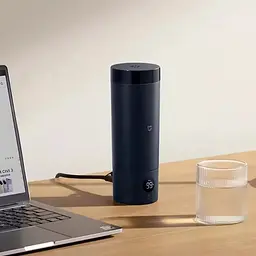 Термос MiJia Portable Electric Cup 2 BHR7561CN Navy Blue - мініатюра 2