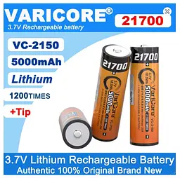 Акумулятор VariCore 21700 VC-2150 5000mAh 3.7V JT 25A (2912067989) - мініатюра 6