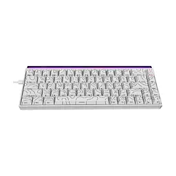 Клавіатура Ajazz NK68 Red Switch USB UA White (NK68-R-S-W)