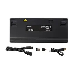 Клавіатура A4Tech FBX53C Wireless/Bluetooth UA Black (4711421001908) - мініатюра 2