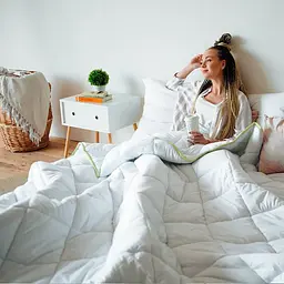 Уцінка. Ковдра дитяча MirSon EcoSilk №002 антиалергенна демісезонна 110x140 см біла (8062540) - мініатюра 8