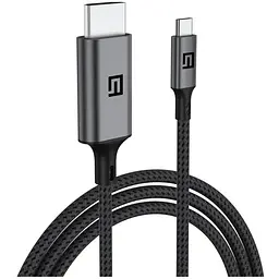 Кабель мультимедійний USB-C to HDMI 2.0m 4K60Hz black Armorstandart (ARM76891)