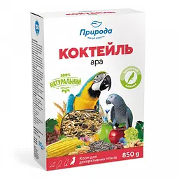 Корм Природа Коктейль Ара для великих папуг 850 г - мініатюра 4