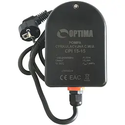 Насос рециркуляційний Optima CPI 15-15 84 мм + кабель з вилкою! - мініатюра 2