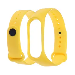 Ремінець силіконовий для Xiaomi Mi Band 3/4, 09 жовтий
