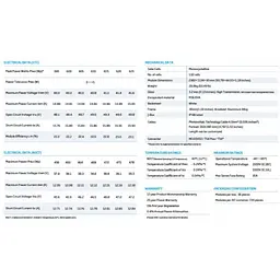Сонячна панель Trina Solar TSM-NE19R 615W, N-type - мініатюра 2