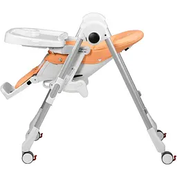 Стілець для годування Peg-Perego Prima Pappa Follow Me Peach персиковий - мініатюра 6
