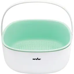 Друшляк двошаровий МВМ My Home білий/зелений (KP-03 M WHITE/GREEN) - мініатюра 2