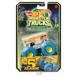 Базова машинка-позашляховик Hot Wheels Monster Trucks Power Сяючі в темряві 1:64 в асортименті (HCB50) - мініатюра 6