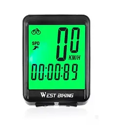 Велокомп'ютер бездротовий West Biking 2,1" 0702054 велоспідометр