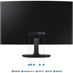 Монітор Samsung 24" Essential S3 [LS24D360GAIXCI] [131265] - мініатюра 6