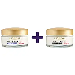 nabir-nichnyi-krem-dlia-oblychchia-l-oreal-paris-vik-ekspert-45-liftynh-dohliad-proty-zmorshchok-50-ml-dennyi-krem-dlia-oblychchia-l-oreal-paris-vik-ekspert-45-liftynh-dohliad-proty-zmorshchok-50-ml