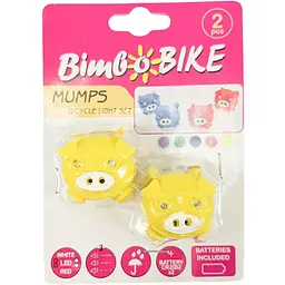 Ліхтар блимавка комплект Bimbo Bike Mumps в силіконовому корпусі 2 шт. жовтий (90303Yellow-IS) - мініатюра 5