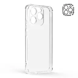 Прозрачный чехол для Realme 15T 5G с защитой камеры и усиленными бортами, тонкий, силиконовый, бесцветный, ударопрочный, противоударный бампер с закрытой камерой, ArmorStandart (ARM89125) - мініатюра 2