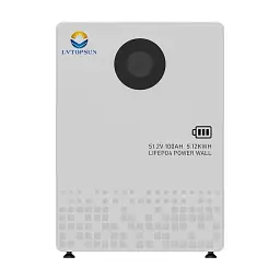 Акумулятор LVTOPSUN LVTS-512100 5,12 кВт·год LiFePO4 для енергосистем та резервного живлення - мініатюра 3