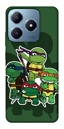 Чохол Demsky Green turtles для Realme C63 4G