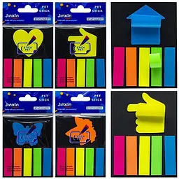 Закладка Color-It Stick Notes Р19-1 неонова в асортименті - мініатюра 2