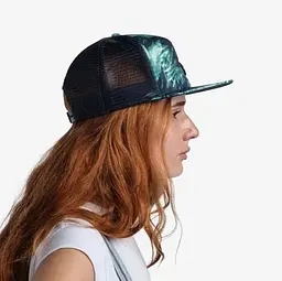 Кепка Buff Trucker Cap Kingara, Night Blue L/XL Синій-Зелений - мініатюра 5