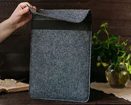 Чохол для ноутбука Gmakin для Macbook Pro 13 New Сірий, Конверт, На резинці (GM71-13New) - мініатюра 11