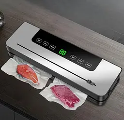 Вакууматор Rotex RVS-120-S SuperVac вакуумний пакувальник для вакуумного пакування продуктів 120 Вт Чорний - мініатюра 6