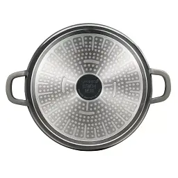 Каструля з кришкою Bergner Excalibur, сіра, 28 см, 6,5 л (BG-36102-GY) - мініатюра 5