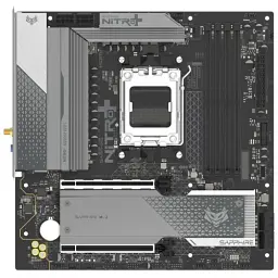 Материнська плата AM5 Sapphire NITRO+ B850M WIFI, B850, 4xDDR5, Int.Video (CPU), 4xSATA3, 2xM.2, 1xPCI-E 5.0 x16, 1xPCI-E 4.0 x16, ALC897, RTL8125BG, WiFi 6, Bluetooth 5.3, 6xUSB 3.2 / 6xUSB 2.0, HDMI/DP, MicroATX (52123-01-40G) - мініатюра 2