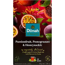 Чай чорний Dilmah Passionfruit Pomegranate & Honeysuckle 30 г (20 шт. х 1.5 г) (896868) - мініатюра 2