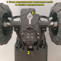 Машинка-джип на радіокеруванні з Wi-Fi камерою 720p. BigFoot Monster. Перегляд у реальному часі на смартфоні - мініатюра 7