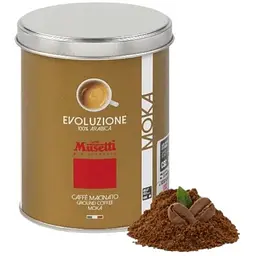Кава мелена Musetti Evoluzione 100% Arabica 250 г ж/б