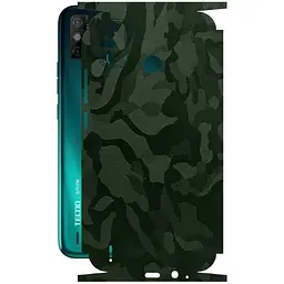 Защитная пленка StatusSKIN для Tecno Spark Go 2020 Корпус Винил Камуфляж зеленый