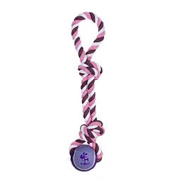 Іграшка для собак Misoko&Co М'яч з веревкою purple 40 cm