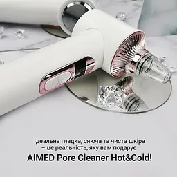 Очищувач шкіри та пор AIMED Pore Cleaner Hot&Cold вакуумний колір білий - мініатюра 3